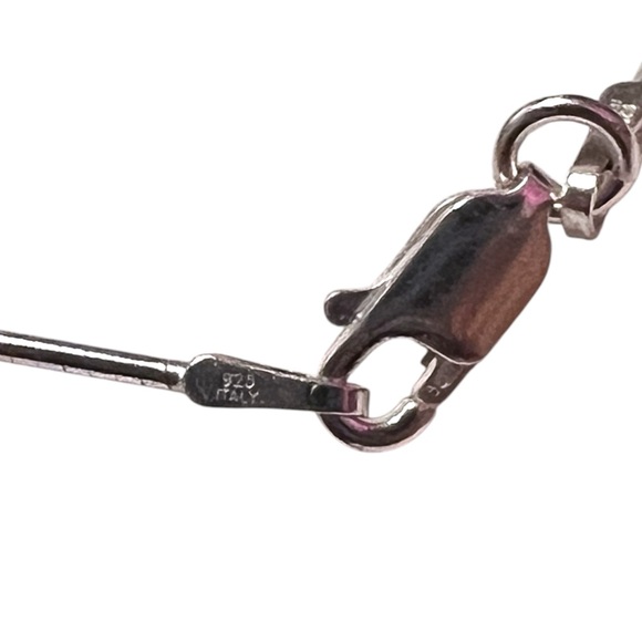 Italian 925 Sterling Silver Torque Necklace 20” - Picture 3 of 4